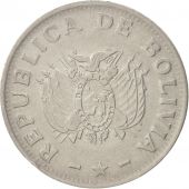 Bolivia, Boliviano, 1987, EF(40-45), Stainless Steel, KM:205