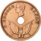 Sarawak, Charles J. Brooke, Cent, 1896, Heaton, Birmingham, EF(40-45), Copper