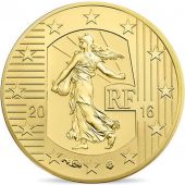 France, Monnaie de Paris, 10 Euro, Semeuse, Le Teston, 2016, MS(65-70), Gold