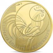 France, Monnaie de Paris, 250 Euro, Coq, 2016, MS(65-70), Gold