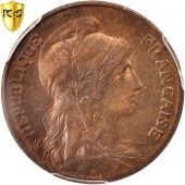 France, Dupuis, 5 Centimes, 1906, Paris, PCGS, AU58, Bronze, KM:842