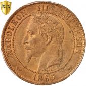 France, Napoleon III, 10 Centimes, 1863, Paris, PCGS, MS64RB, KM:798.1