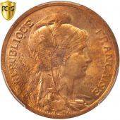 France, Dupuis, 10 Centimes, 1917, Paris, PCGS, MS64RB, SPL+, Bronze, KM:843