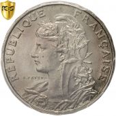 France, Patey, 25 Centimes, 1904, Paris, PCGS, MS65, FDC, Nickel, KM:856