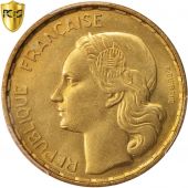 France, Guiraud, 50 Francs, 1951, Paris, PCGS, MS64+, Aluminum-Bronze, KM:918.1