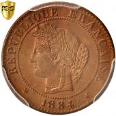 France, Crs, Centime, 1884, Paris, PCGS, MS66RD, Bronze, KM:826.1