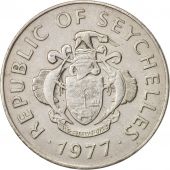 Seychelles, Rupee, 1977, British Royal Mint, EF(40-45), Copper-nickel, KM:35