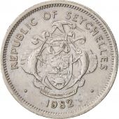 Seychelles, 25 Cents, 1982, British Royal Mint, TTB, Copper-nickel, KM:49.1