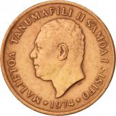 Samoa, 2 Sene, 1974, TTB+, Bronze, KM:13