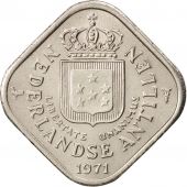 Netherlands Antilles, Juliana, 5 Cents, 1971, AU(55-58), Copper-nickel, KM:13
