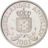 Netherlands Antilles, Juliana, 2-1/2 Cents, 1981, MS(63), Aluminum, KM:9a