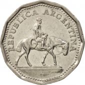 Argentina, 10 Pesos, 1963, EF(40-45), Nickel Clad Steel, KM:60