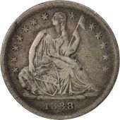 tats-Unis, Seated Liberty Half Dime, 1838, Philadelphia, TB+, KM:62.1