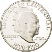 tats-Unis, Dollar, Eisenhower, 1990, Philadelphia, FDC, Argent, KM:227