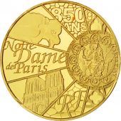 France, 5 Euro, Notre-Dame Paris, 2013, FDC, Or, KM:2099