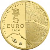 France, Monnaie de Paris, 5 Euro, Orsay - Petit Palais, 2016, FDC, Or