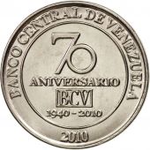 Venezuela, 50 Centimos, 2010, MS(63), Nickel plated steel, KM:100