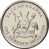 Uganda, 100 Shillings, 2012, MS(63), Nickel plated steel