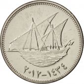 Kuwait, 20 Fils, 2012, AU(55-58), Copper-nickel