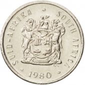 South Africa, 5 Cents, 1980, MS(63), Nickel, KM:84