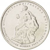 Russie, 5 Roubles, 2014, SPL, Nickel plated steel