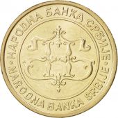 Serbia, 20 Dinara, 2003, MS(60-62), Copper-Nickel-Zinc, KM:38