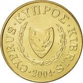 Cyprus, 5 Cents, 2004, MS(63), Nickel-brass, KM:55.3