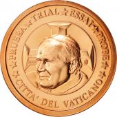Vatican, Medal, 2 C, Essai-Trial Jean Paul II, 2002, MS(63), Copper