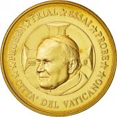 Vatican, Medal, 20 C, Essai-Trial Jean Paul II, 2002, SPL, Brass