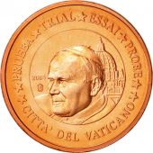 Vatican, Medal, 1 C, Essai-Trial Jean Paul II, 2004, MS(63), Copper