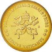 Vatican, Medal, 10 C, Essai-Trial Sige Vacant, 2005, MS(63), Brass