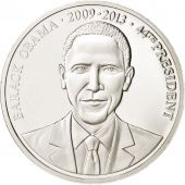 United States, Medal, Barack Obama, MS(65-70), Copper Plated Silver