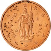 San Marino, 2 Euro Cent, 2005, SUP, Copper Plated Steel, KM:441