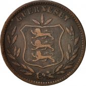 Guernsey, 8 Doubles, 1903, Heaton, Birmingham, TB+, Bronze, KM:7