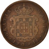 Portugal, Maria II, 20 Reis, 1848, VF(20-25), Copper, KM:482