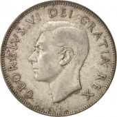 Canada, George VI, 50 Cents, 1950, Royal Canadian Mint, Ottawa, TTB, KM:45
