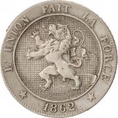 Belgique, Leopold I, 5 Centimes, 1862, TTB, Copper-nickel, KM:21