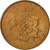 France, Mathieu, 10 Francs, 1980, Paris, MS(63), Nickel-brass, KM:940