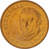 France, Stendhal, 10 Francs, 1983, SPL, Nickel-Bronze, KM:953, Gadoury:817