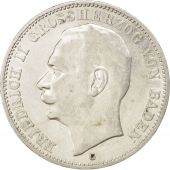 German States, BADEN, Friedrich II, 3 Mark, 1910, Stuttgart, Silver, KM:280