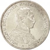 German States, PRUSSIA, Wilhelm II, 3 Mark, 1914, Berlin, Silver, KM:538