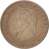 France, Napolon III, Centime, 1870, Paris, EF(40-45), Bronze, KM:795.1