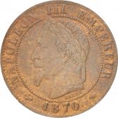 France, Napolon III, Centime, 1870, Paris, EF(40-45), Bronze, KM:795.1