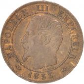 France, Napolon III, Centime, 1853, Paris, TTB, Bronze, KM:775.1