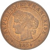 France, Crs, Centime, 1874, Paris, SUP, Bronze, KM:826.1, Gadoury:88