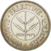 Palestine, 50 Mils, 1939, AU(50-53), Silver, KM:6