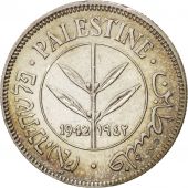Palestine, 50 Mils, 1942, TTB+, Argent, KM:6