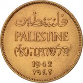 Palestine, 2 Mils, 1942, TTB, Bronze, KM:2